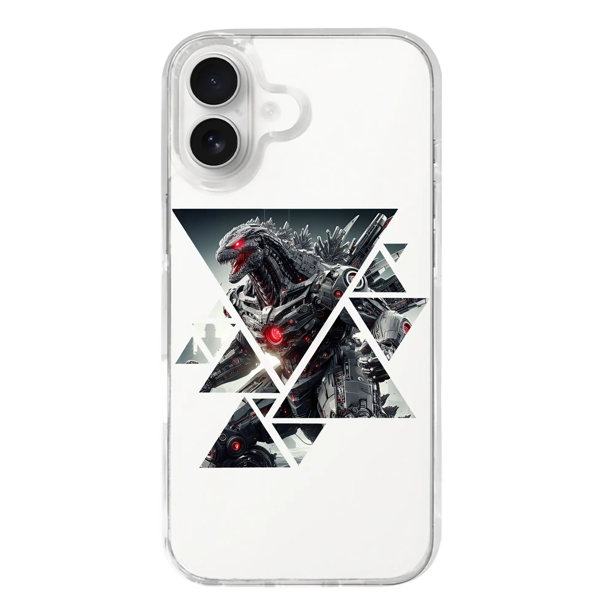 ゴジラ グッズ,メカゴジラ - iPhone 17シリーズ 透明スマホケース – 薄型・耐衝撃・精密フィット保護カバー